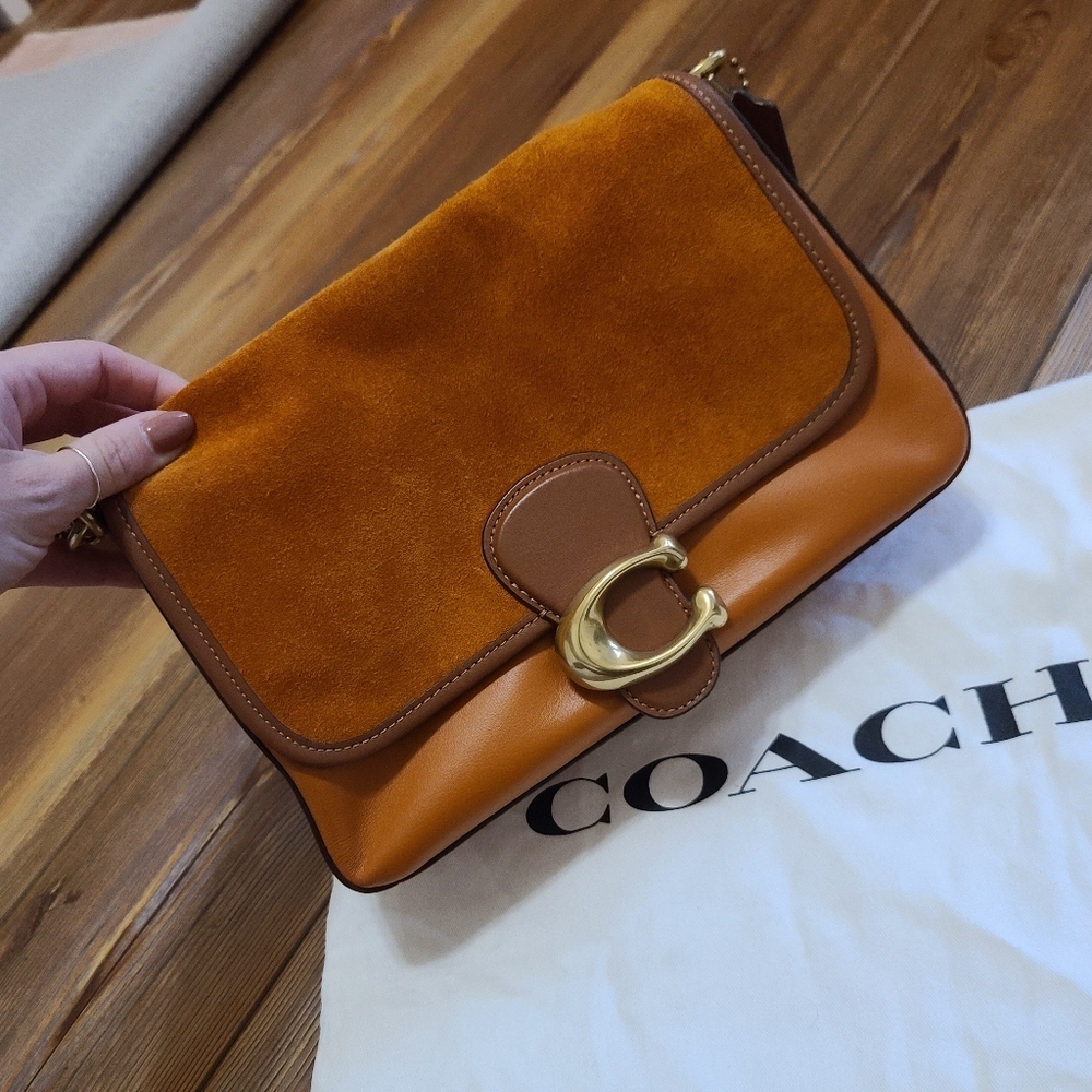 Coach Women's Tan and Brown Bag